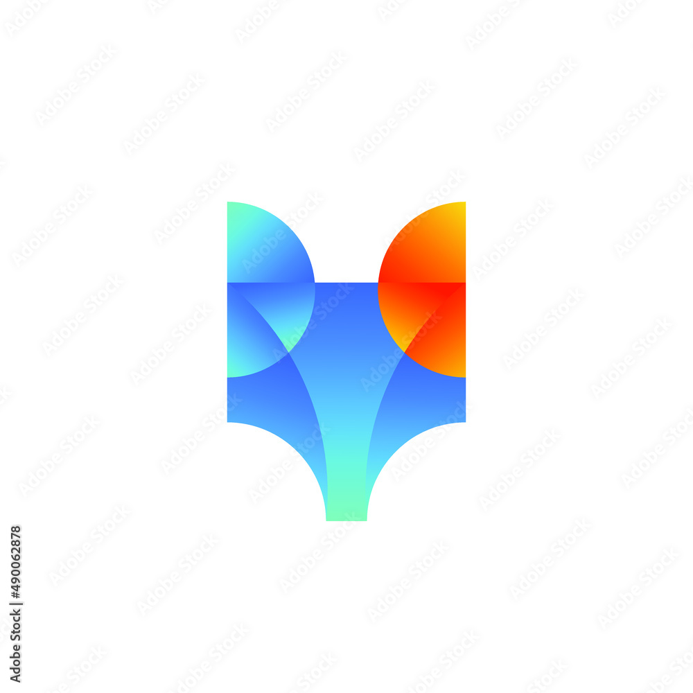 Vibrant Fox Wolf Animal in File Paper Origami Shape Logo Design Vector
Vibrant Fox Wolf Animal in File Paper Origami Shape Logo Design Vector