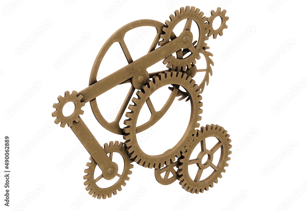 Obraz premium Ratchet set isolated on a white background 3D render