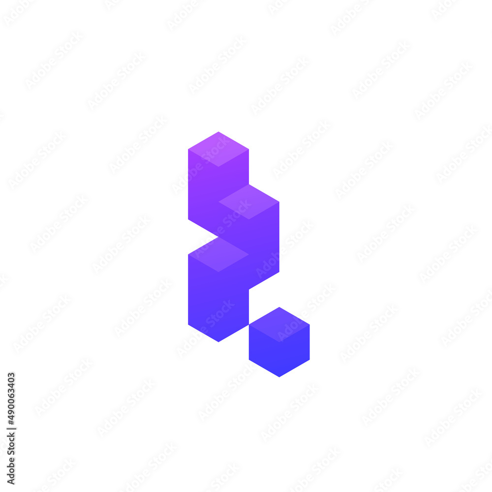 Lowercase T as Blocks Stacked Box Blockchain Logo Design Vector
Lowercase T as Blocks Stacked Box Blockchain Logo Design Vector