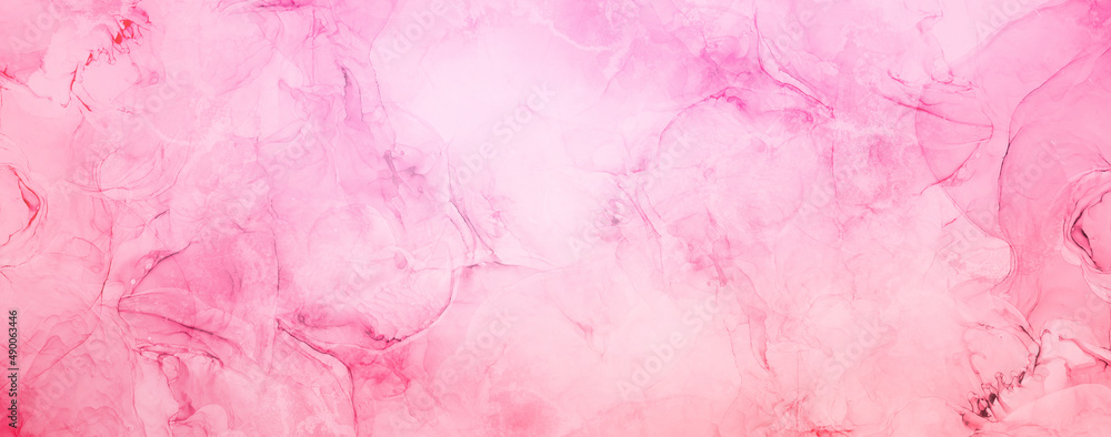 Obraz premium Artistic Inkscape Mixture Fame Cute Pink with Silver Colors Texture Background Artistic Creative Concept