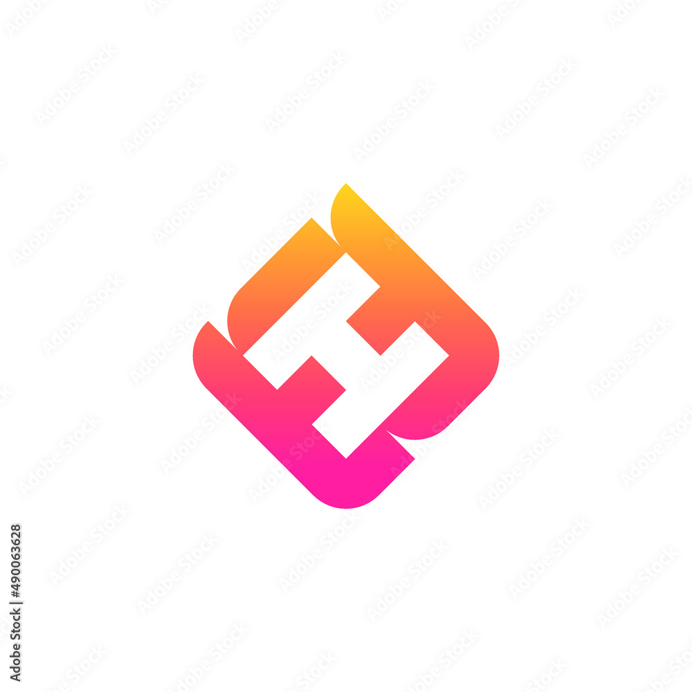 H Letter with Abstract Flame Fire Logo Design Vector
H Letter with Abstract Flame Fire Logo Design Vector