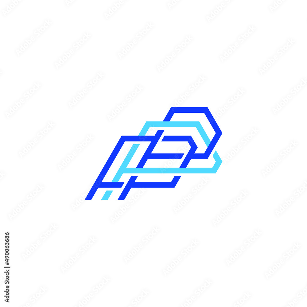 Overlap P Letter with Train Line System Logo Design Vector
Overlap P Letter with Train Line System Logo Design Vector