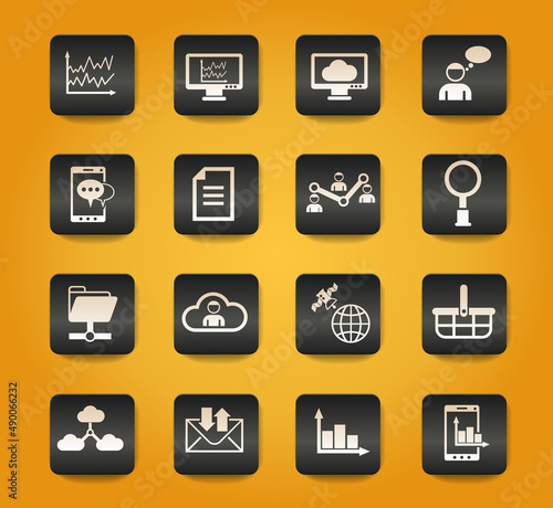 social network icon set