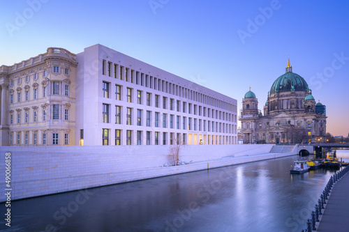 Evening at the Humboldt Forum Berlin, Germany