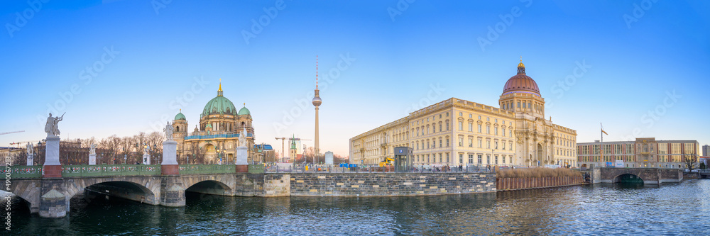 Evening at the Humboldt Forum Berlin, Germany