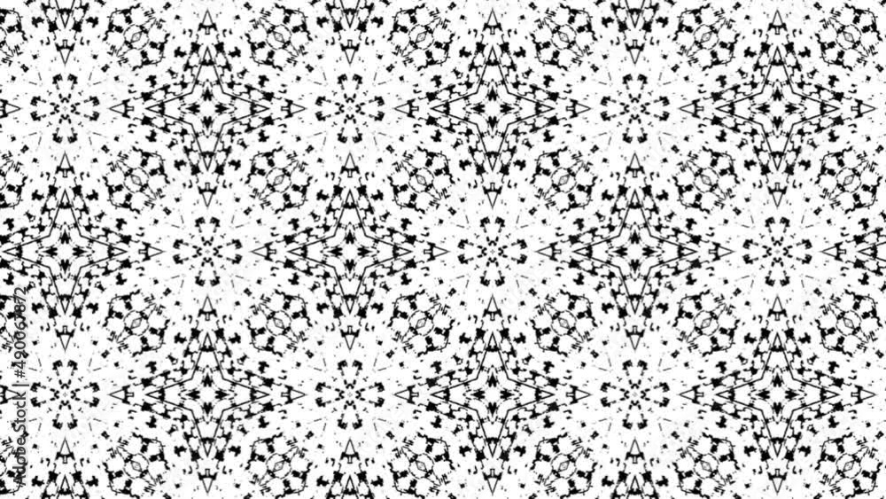 Abstract symbol looping black and white background style. Background motion graphic footage Abstract symbol looping black and white background style. Background motion graphic footage