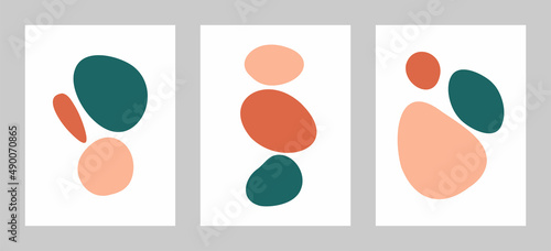 Abstract background with multi-colored spots