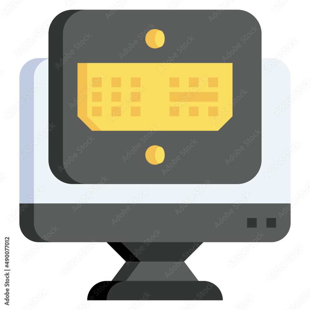 DVI flat icon,linear,outline,graphic,illustration DVI flat icon,linear,outline,graphic,illustration