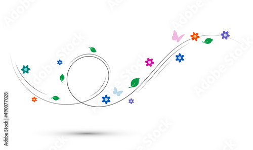 sfondo,  folata di vento, fiori, piante, primavera