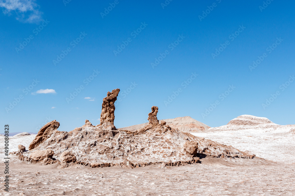 Three Women, Valle de la Luna in Atacama desert, Antofagasta, Chile, South America
