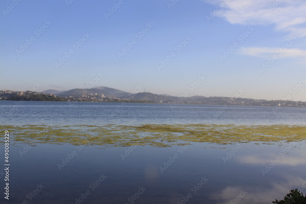 Lagoa, Lagoa das Palmeiras em Cabo Frio RJ Brasil 