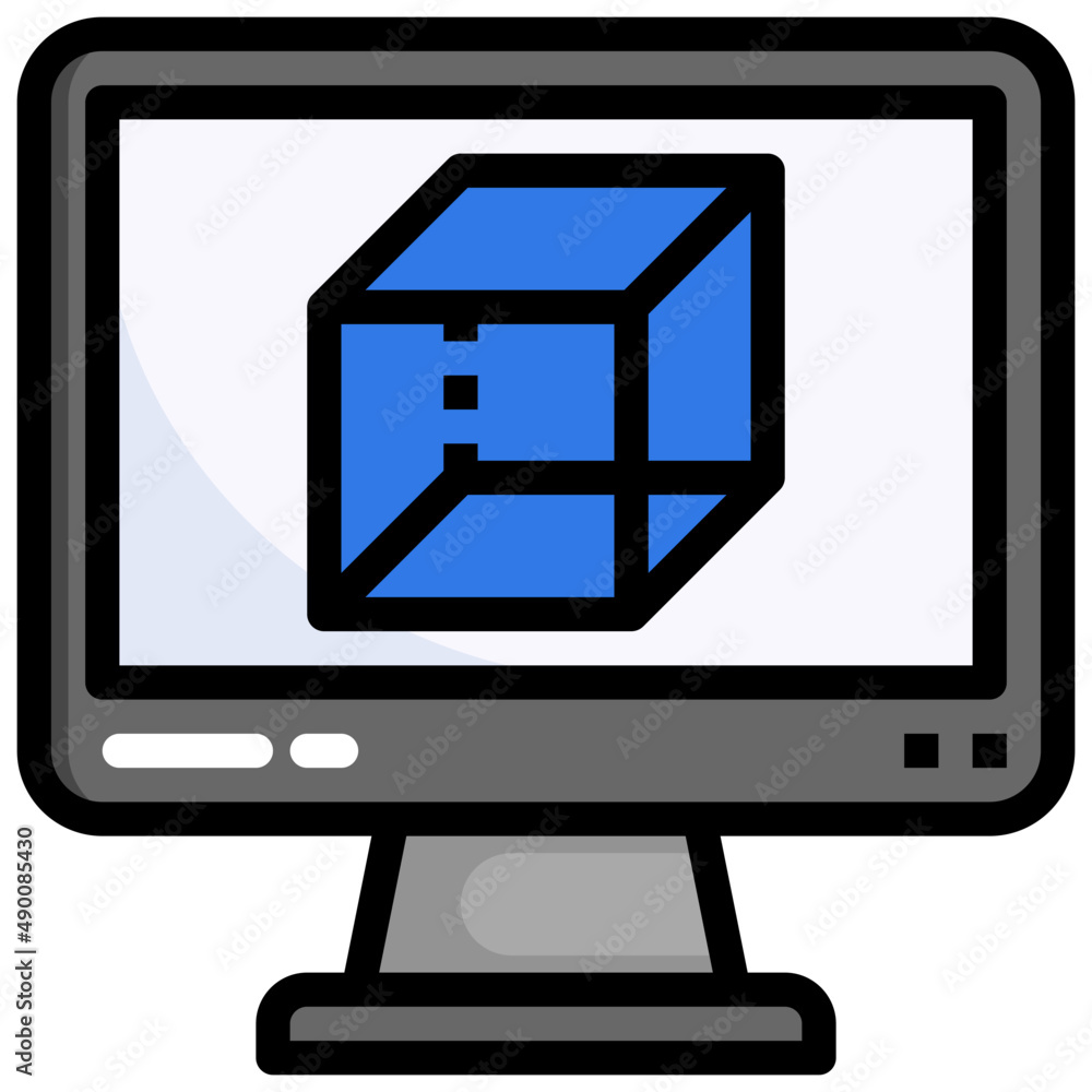 CUBE filled outline icon,linear,outline,graphic,illustration CUBE filled outline icon,linear,outline,graphic,illustration