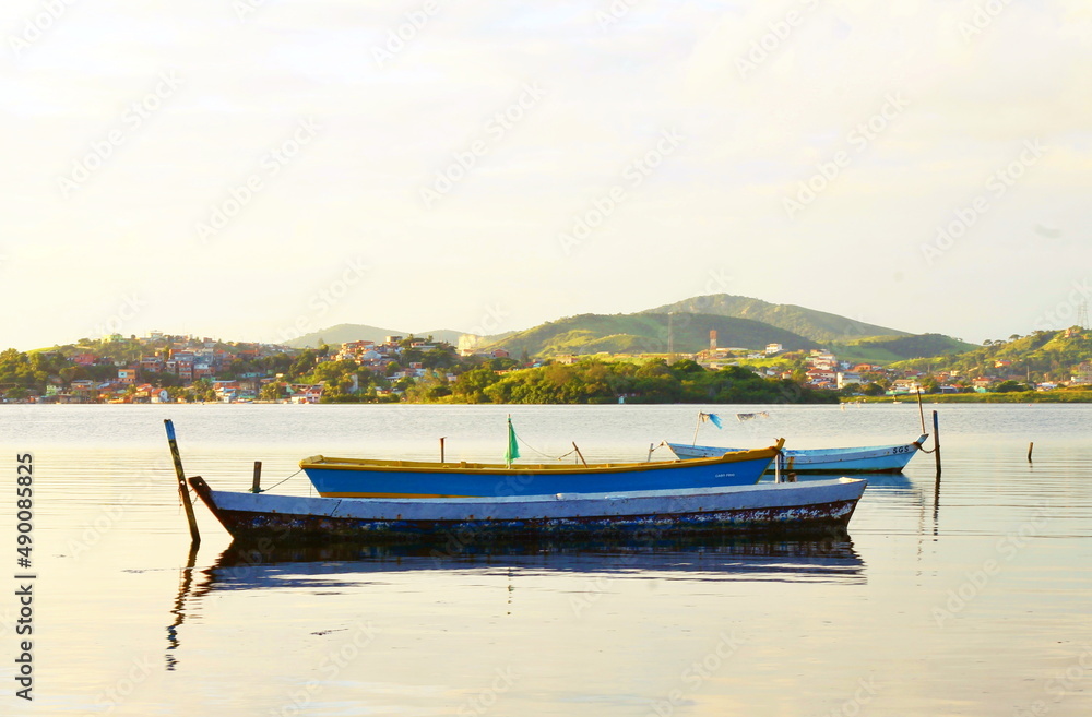 Lago, Lagoa das Palmeiras em Cabo Frio RJ Brasil Lago, Lagoa das Palmeiras em Cabo Frio RJ Brasil