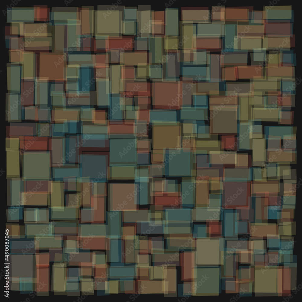 Offset Quads generative art background art illustration Offset Quads generative art background art illustration