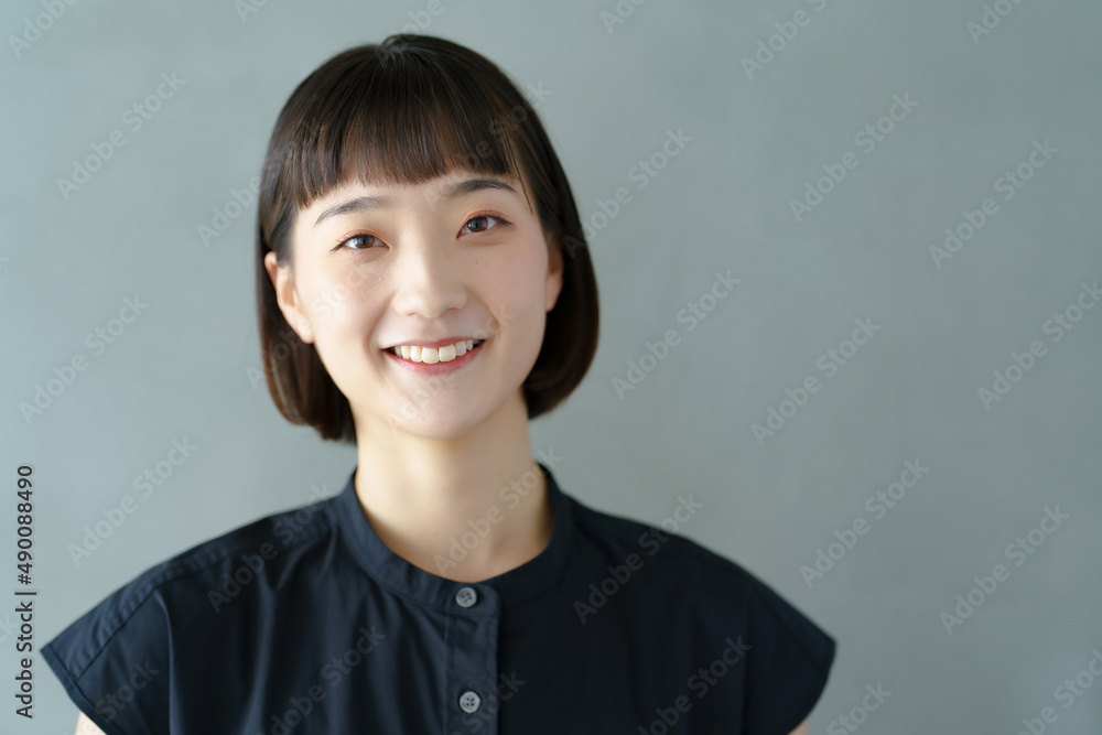 Portrait of a smiling young woman Portrait of a smiling young woman