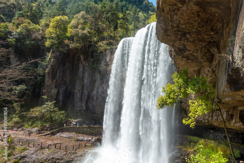 Wencheng County, Wenzhou city, Zhejiang Province, China, baizhangji Waterfall group