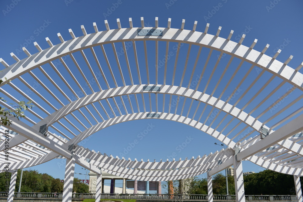 Fototapeta premium Modern design of the city park