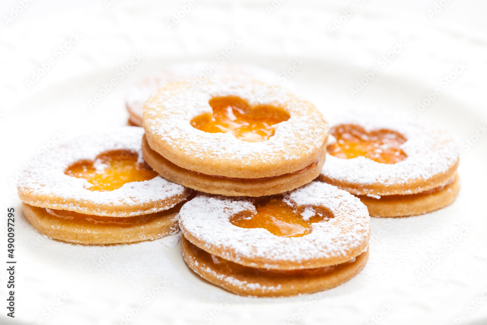 still life of Christmas cookies