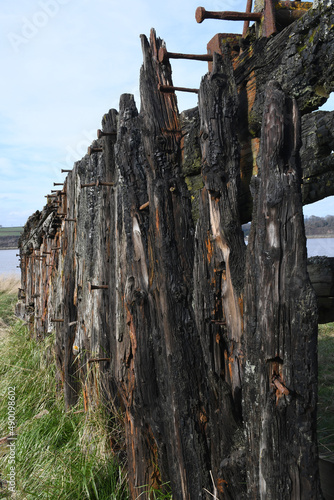 The ship's graveyard at Purton Gloucestershire photo