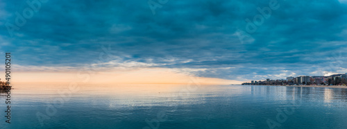 Skyline von Goldstrand in Bulgarien am Schwarzen Meer