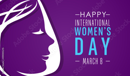 International Women's Day is celebrated on the 8th of March annually around the world.Vector illustration design.