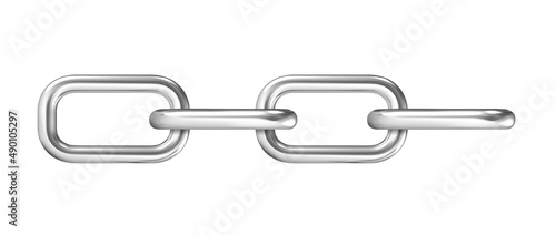 Chain vector illustration on white background