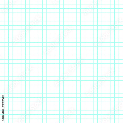 Grid paper. Abstract squared background with color graph. Geometric pattern for school, wallpaper, textures, notebook. Lined blank on transparent background © Alla