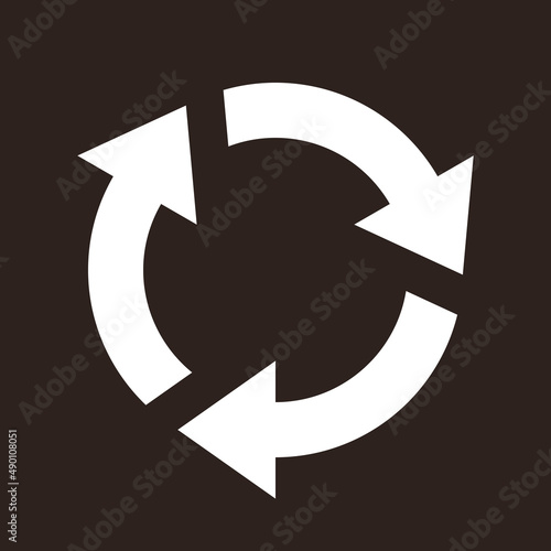 Repeat sign, reload icon, refresh, loading, reset vector symbol