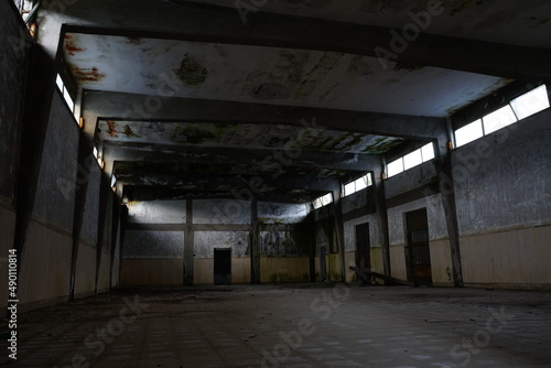 Abandoned building view