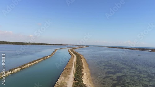 Wallpaper Mural Canal du Rhône à Sète, vue aérienne, Occitanie Torontodigital.ca