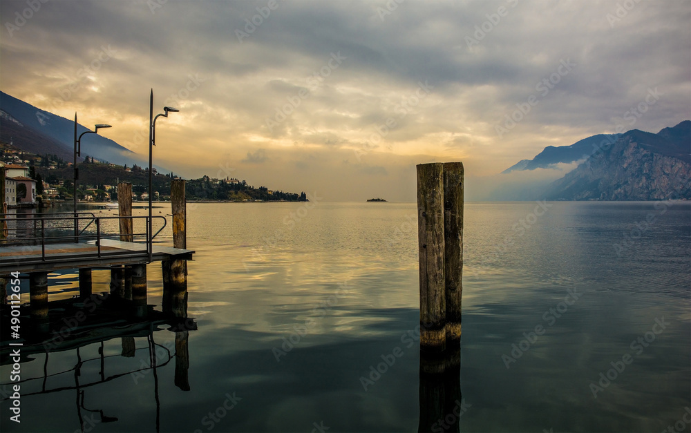 Winter at Lake Garda, seen from Malcesine in Verona Province, Veneto, north east Italy
Winter at Lake Garda, seen from Malcesine in Verona Province, Veneto, north east Italy