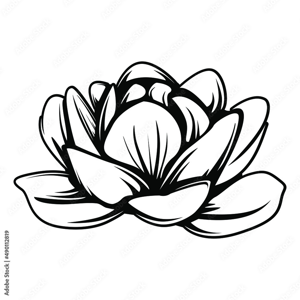 Asian peony. Asian lotus element vector. Eastern culture symbol. Asian peony. Asian lotus element vector. Eastern culture symbol.