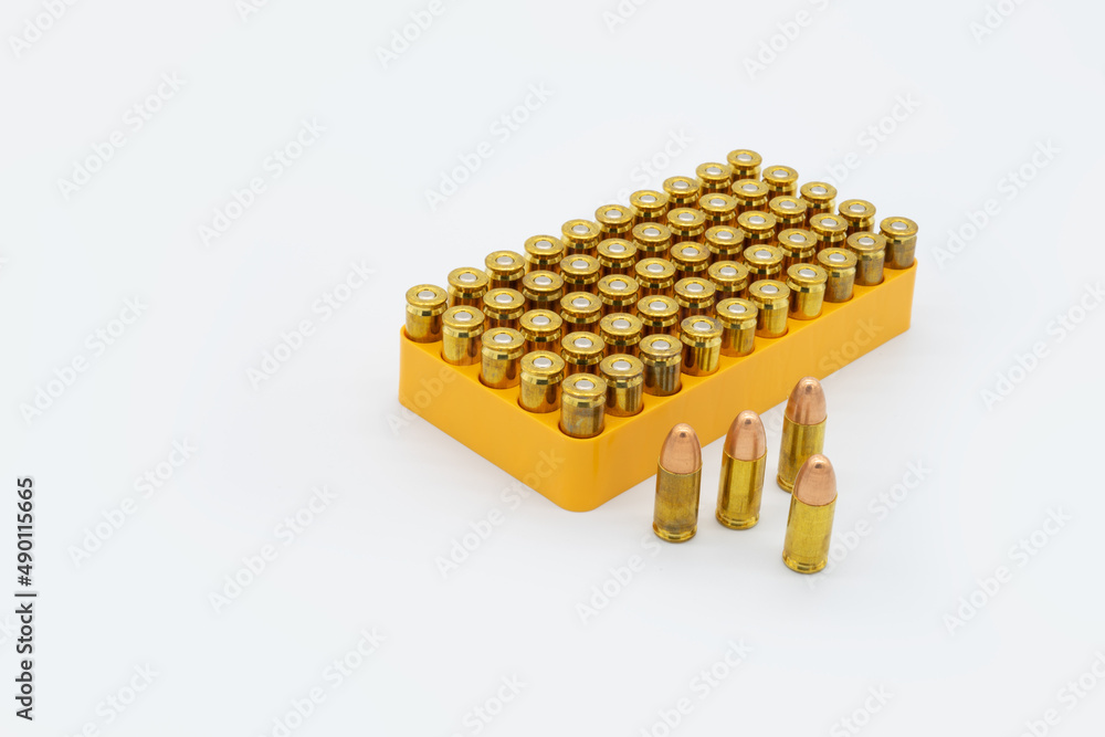 set of bullets for 9 mm pistol