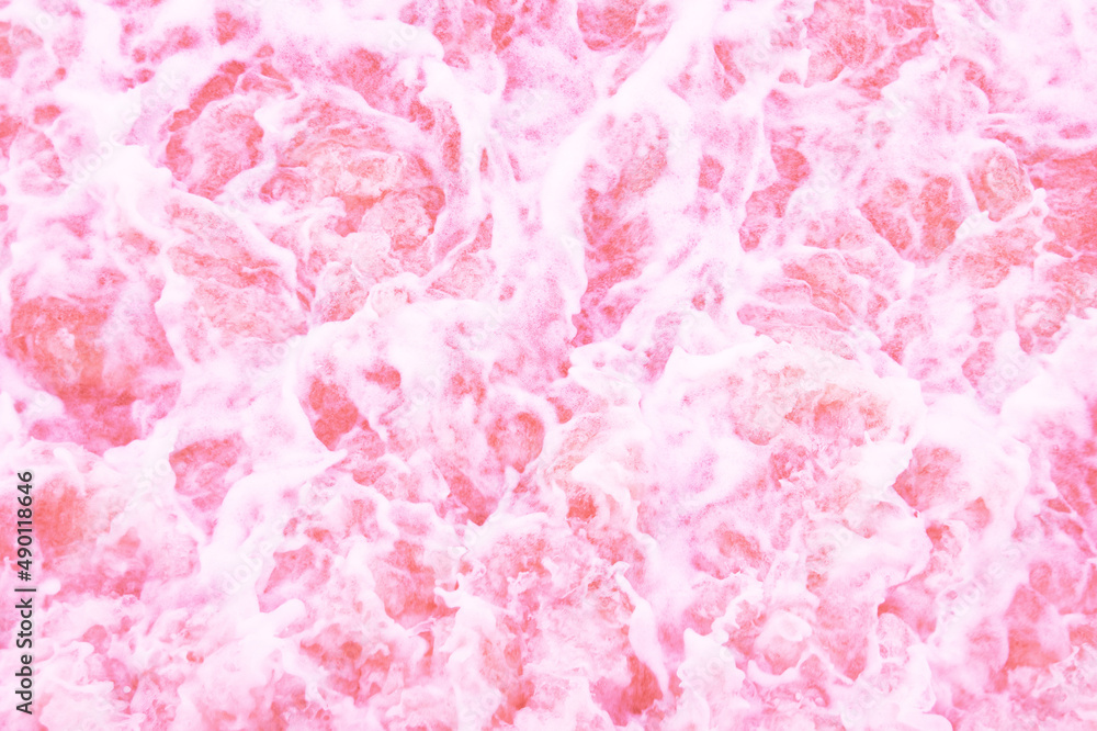 Unfocused abstract background . Colorful foam with bubbles in the water. The texture of pink foam.. Unfocused abstract background . Colorful foam with bubbles in the water. The texture of pink foam..