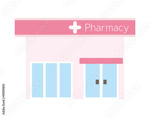 調剤薬局　イラスト　素材