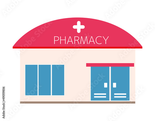 調剤薬局　イラスト　素材