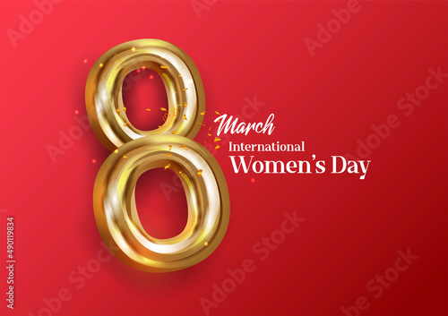 Happy International Women s Day 8th March greetings background