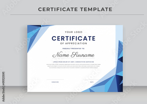 Certificate of Appreciation template, Certificate of achievement, awards diploma