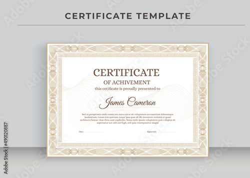 Certificate of Appreciation template, Certificate of achievement, awards diploma