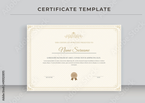 Certificate of Appreciation template, Certificate of achievement, awards diploma