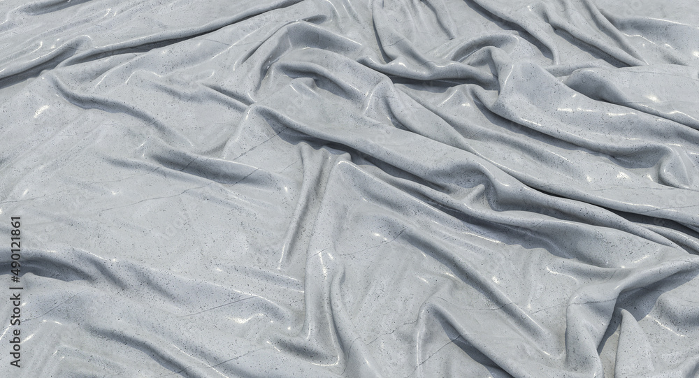 Obraz premium abstract concrete background with wrinkles and folds.