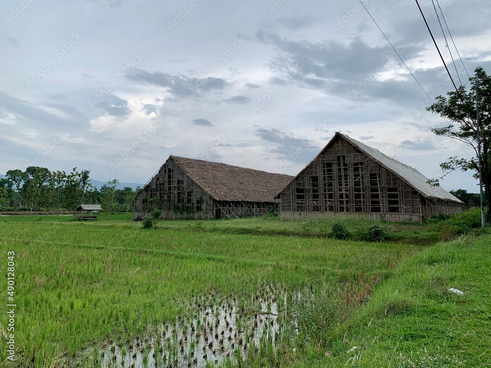Obraz premium Traditional tobacco warehouse
