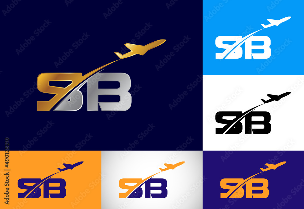 Initial Letter S B Logo Design Vector. Graphic Alphabet Symbol For Corporate Business Identity Initial Letter S B Logo Design Vector. Graphic Alphabet Symbol For Corporate Business Identity