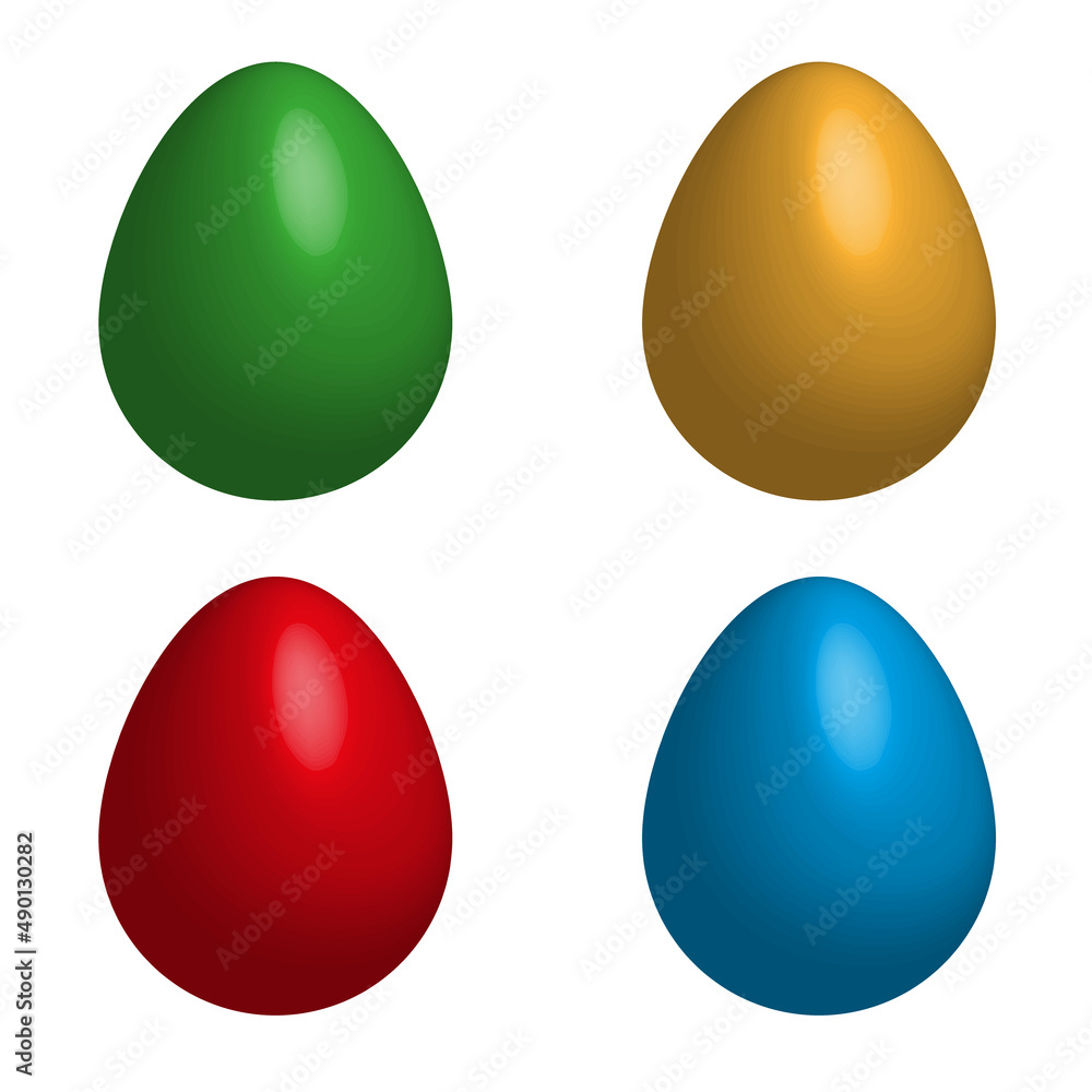 Kolorowe pisanki wielkanocne. Grafika wektorowa. Kolorowe pisanki wielkanocne. Grafika wektorowa.