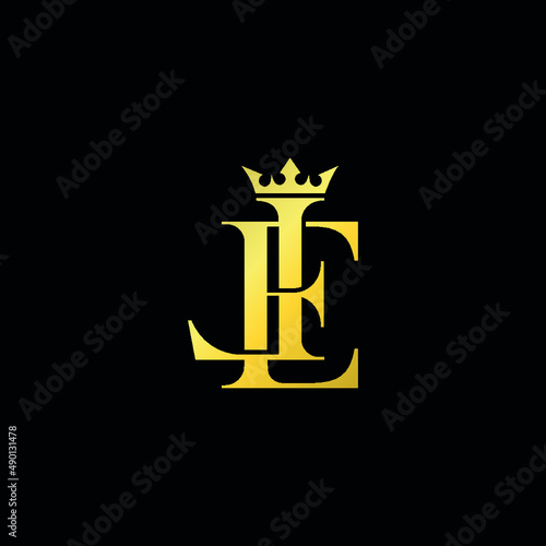 EL, LE, clothing line, fashion, luxury brand logo