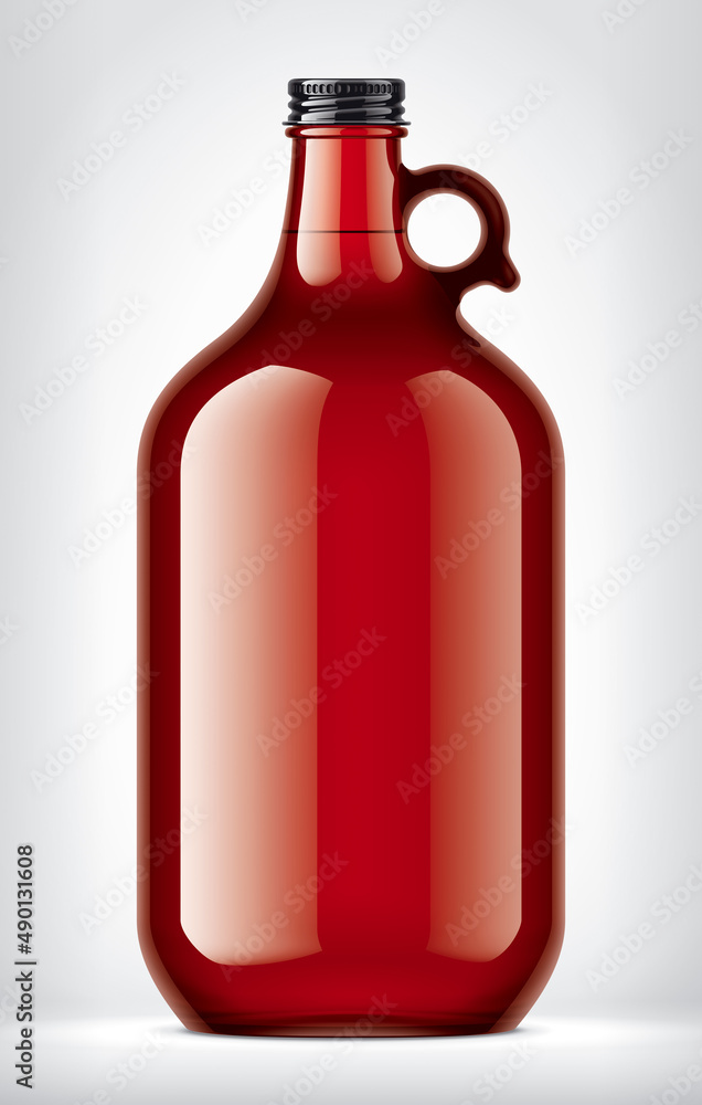 Color Glass Bottle on background. Color Glass Bottle on background.
