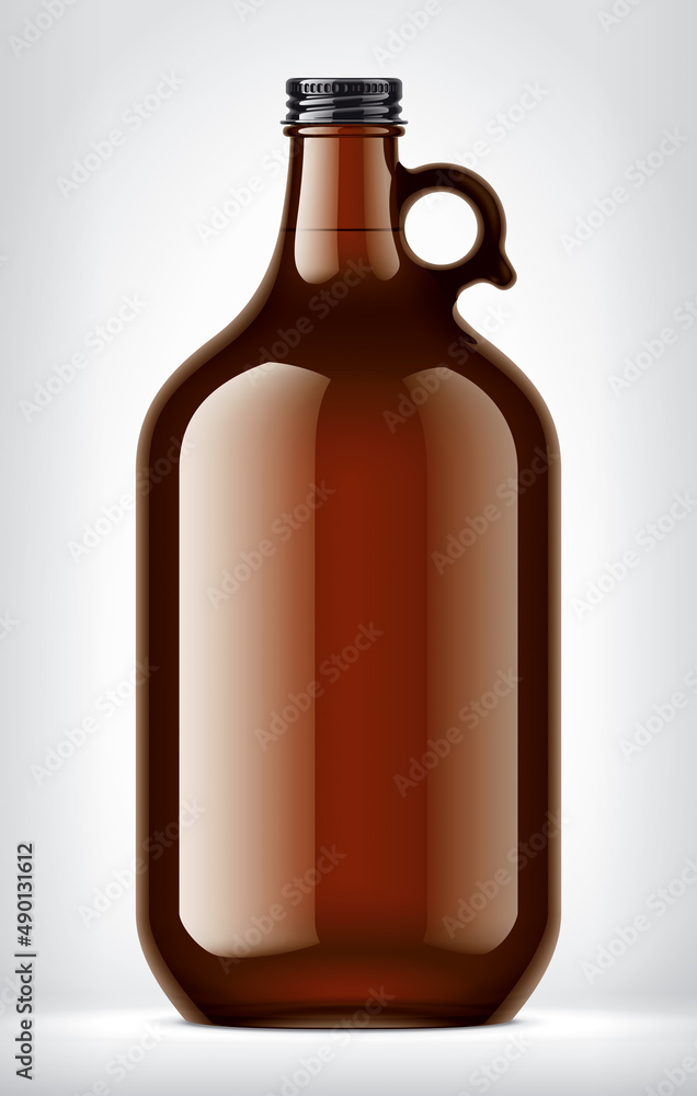 Color Glass Bottle on background. Color Glass Bottle on background.