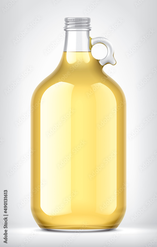 Glass Bottle on background. Glass Bottle on background.