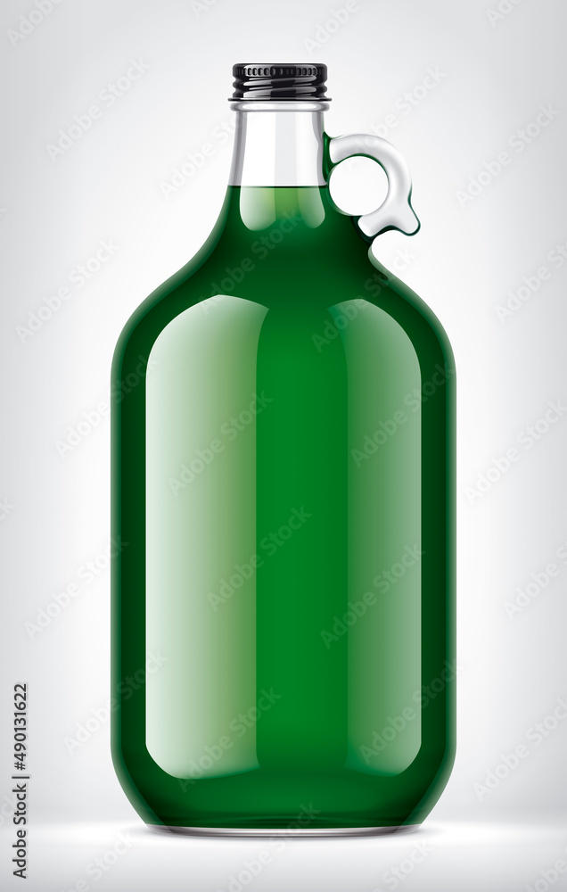 Glass Bottle on background. Glass Bottle on background.