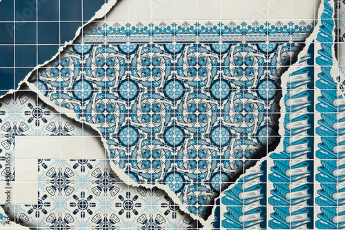 Portuguese blue tiles